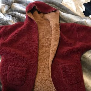 Reversible bear coat